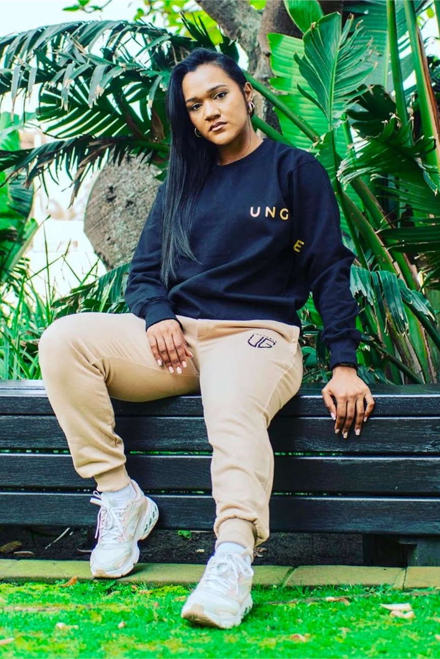 Ungvnble sweater and track pants