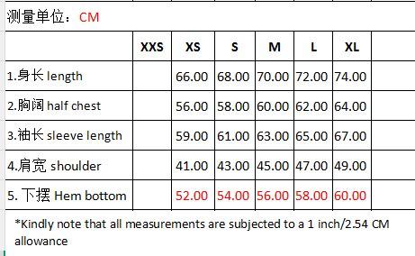 Ungvnble size chart